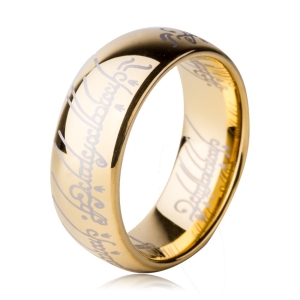 ✦ Оригиналният пръстен от Lord of The Rings със златно PVD покритие