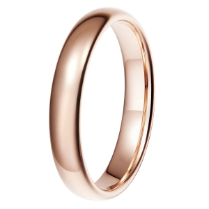 ✿ Изящен пръстен Rose Gold с ширина от 4 мм (+ опция за гравиране) ✿