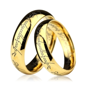 ♥ Специална колекция пръстени Lord of The Rings със златно PVD покритие ♥