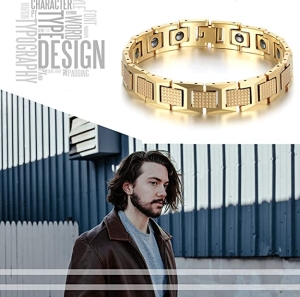 ✦ Магнитна Tungsten гривна - "Gold Power" 2026 ✦