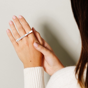Измервателна лентичка за пръстени /ring sizer/