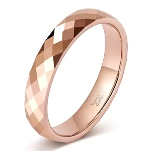 ✦ Фасериран пръстен "Четири сезона" Rose Gold - 5,5 (+ гравиране) ✦